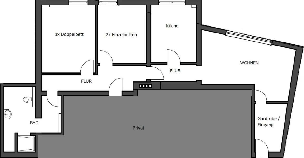 Alte Tankstelle Lägenhet Strassenhaus Exteriör bild